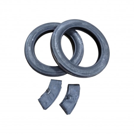 TWO 4.00-19 Crop Max Farm-Guide Tri-Rib Front Tractor Tires 4 ply  WITH Tubes