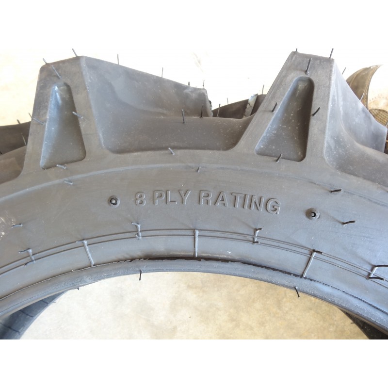 8.322 BKT TR171 Extra Deep Lug Tractor Tire 8 ply WITH Tube replaces 8