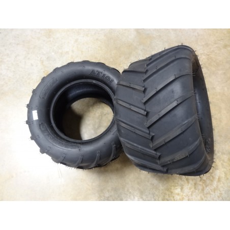 TWO New 24X12.00-12 Carlisle AT101 Chevron Lug Tires 4 ply TL for Zero Turn Mowers 300/50-12