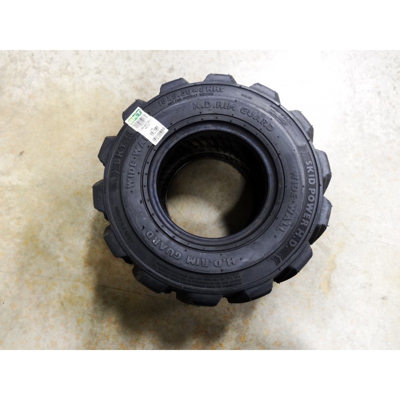 TWO 18X8.508 BKT Skid Power R4 Industrial Compact Tractor Tires 8 ply TL