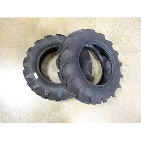 TWO New 6-12 Carlisle Tru Power Bar Lug Tires 4 ply TL