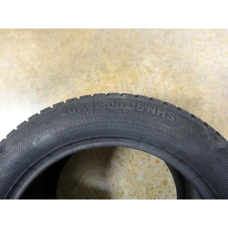26X12.0016 Armstrong OTR HBR Lawnmaster Blackstone Turf Tire 4 ply TL
