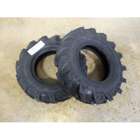 TWO New 4.80-8 Carlisle Power Trac R-1 Lug Traction Tires