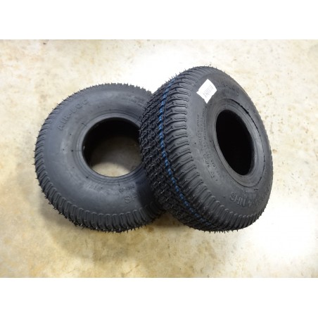 TWO 4.10/3.50-4 Air-Loc P332 Turf Tread Tires 4 ply Tubeless