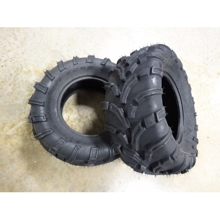 TWO New 25x10.00-12 OTR 440 Mag UTV Tires 6 ply TL 25x10-12