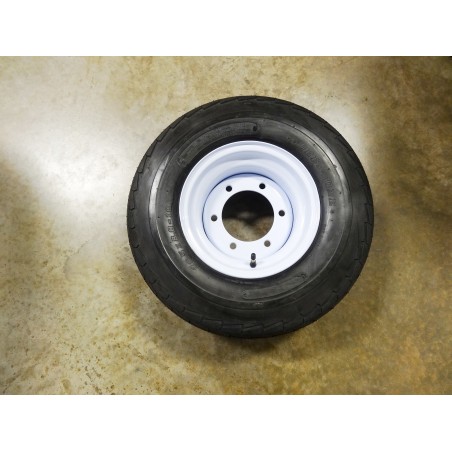 New 20.5X8.0-10 Deestone Trailer Tire 10 ply on 6 Hole Farm Implement Wheel