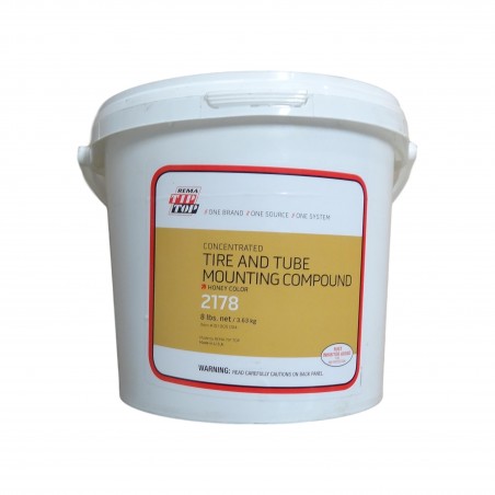 8 lb Pail Rema Tip Top Tire & Tube Mounting Compound Lube Soap Tire Lube