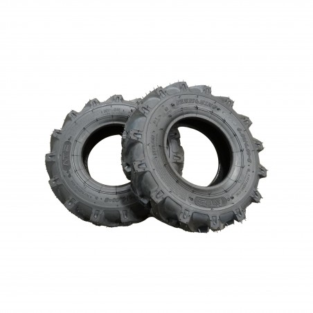 TWO 4.80/4.00-8 ATF 1630 HEAVY DUTY R-1 Lug Traction Tires 4 ply TL 4.80-8