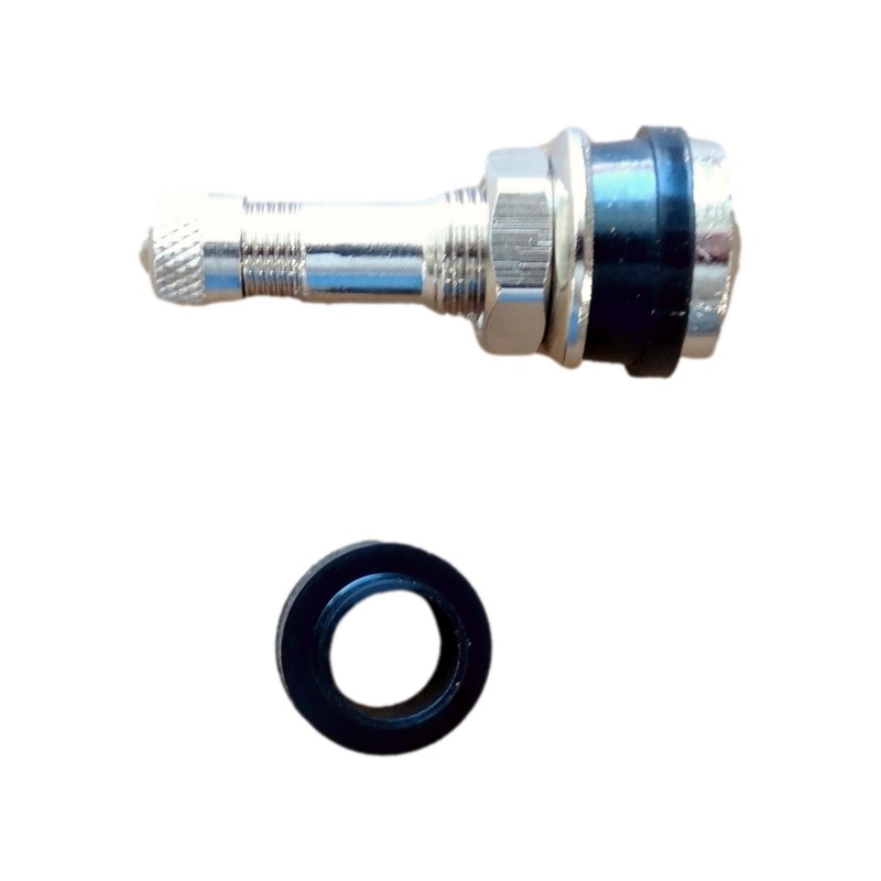 FIVE TR416 Metal Bolt In Tubeless Tire Valve Stems 1.5" long with both